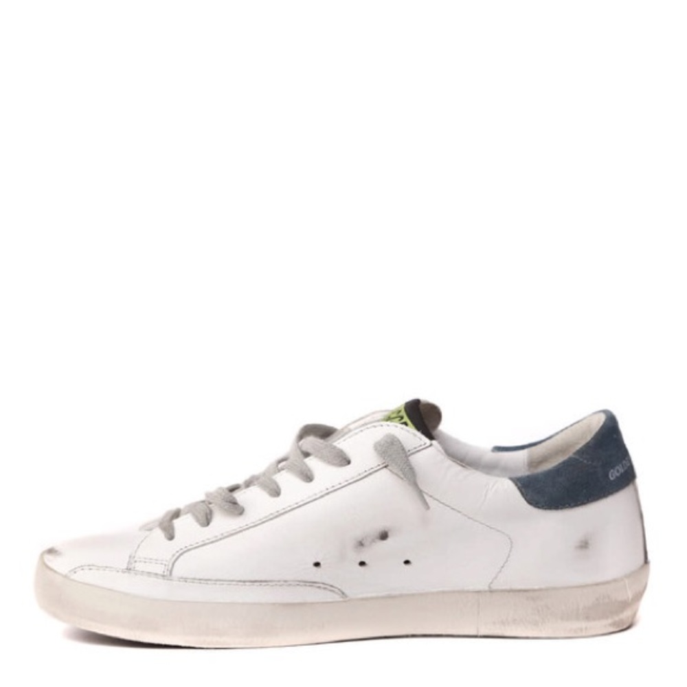 Golden Goose Deluxe Brand Superstar Men's White & Orange Sneakers Size 41